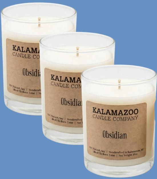 Obsidian Candle