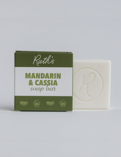 Mandarin &amp; Cassia Soap Bar and box