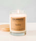 Smitten Candles A soft, sweet blend of floaty florls, sparkling citrus and creamy vanilla, this classic soy candle smells like sunshine daydreams. All Kalamazoo Candles are: 100% natural scented soy wax; produced using locally sourced and American-made ma